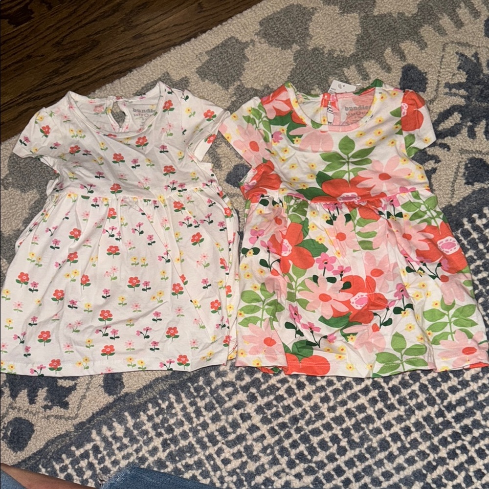 Colorful Floral Kids Dresses